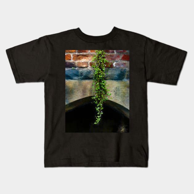 Hanging Down Kids T-Shirt by PictureNZ